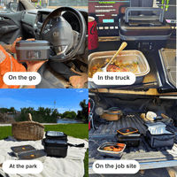 Roam Essentials™ 1L Premium Heated Lunchbox Kit